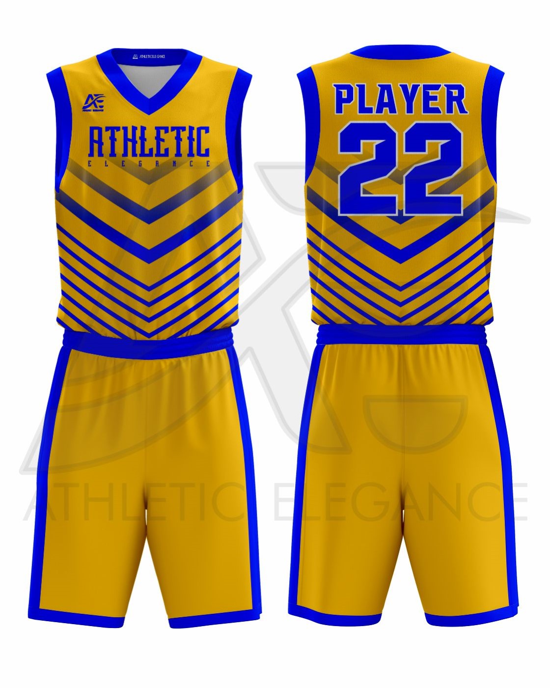 Baketball Uniform Athletic Elegance
